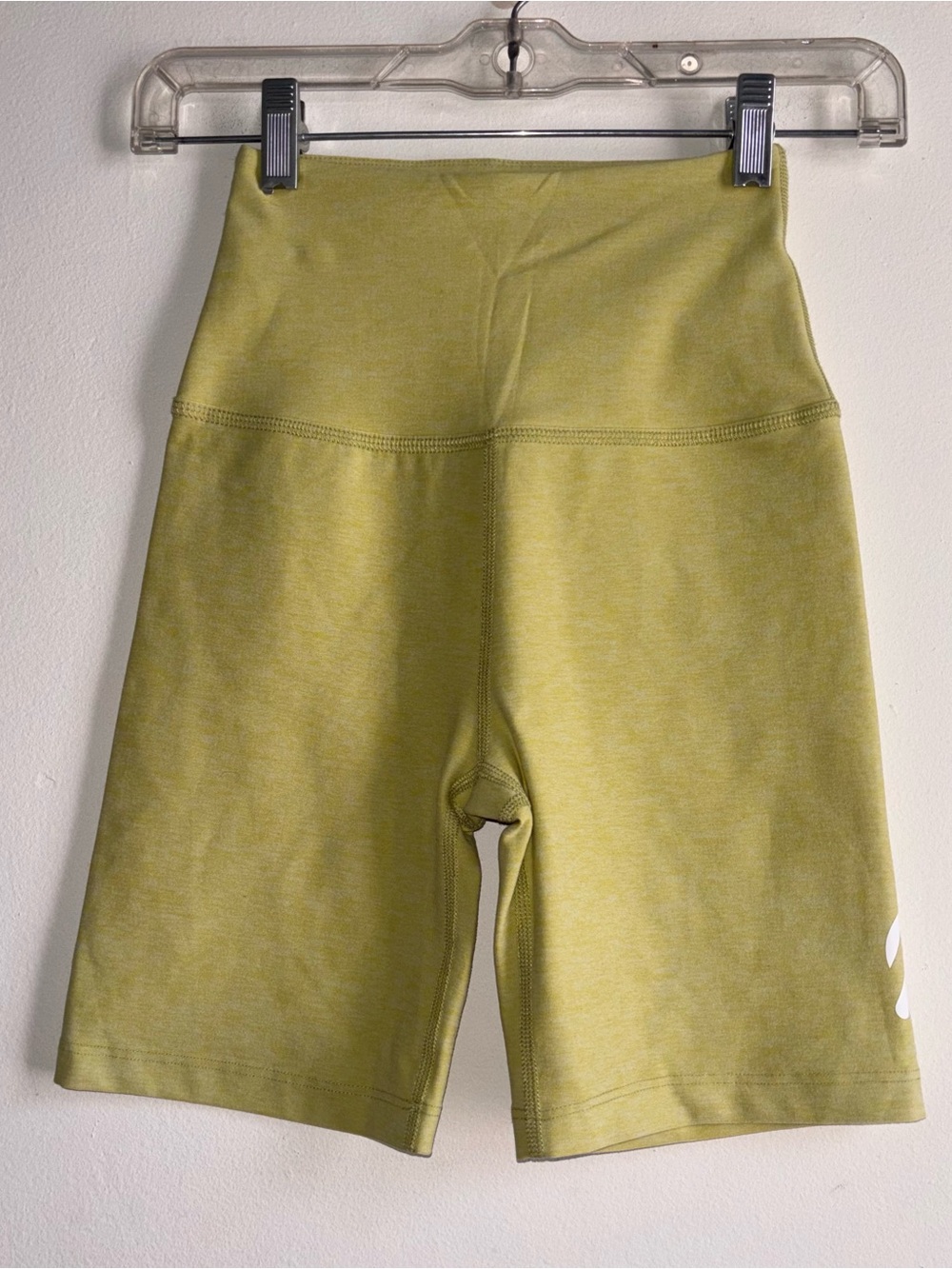 Peloton Olive Green High-Rise Bike Shorts